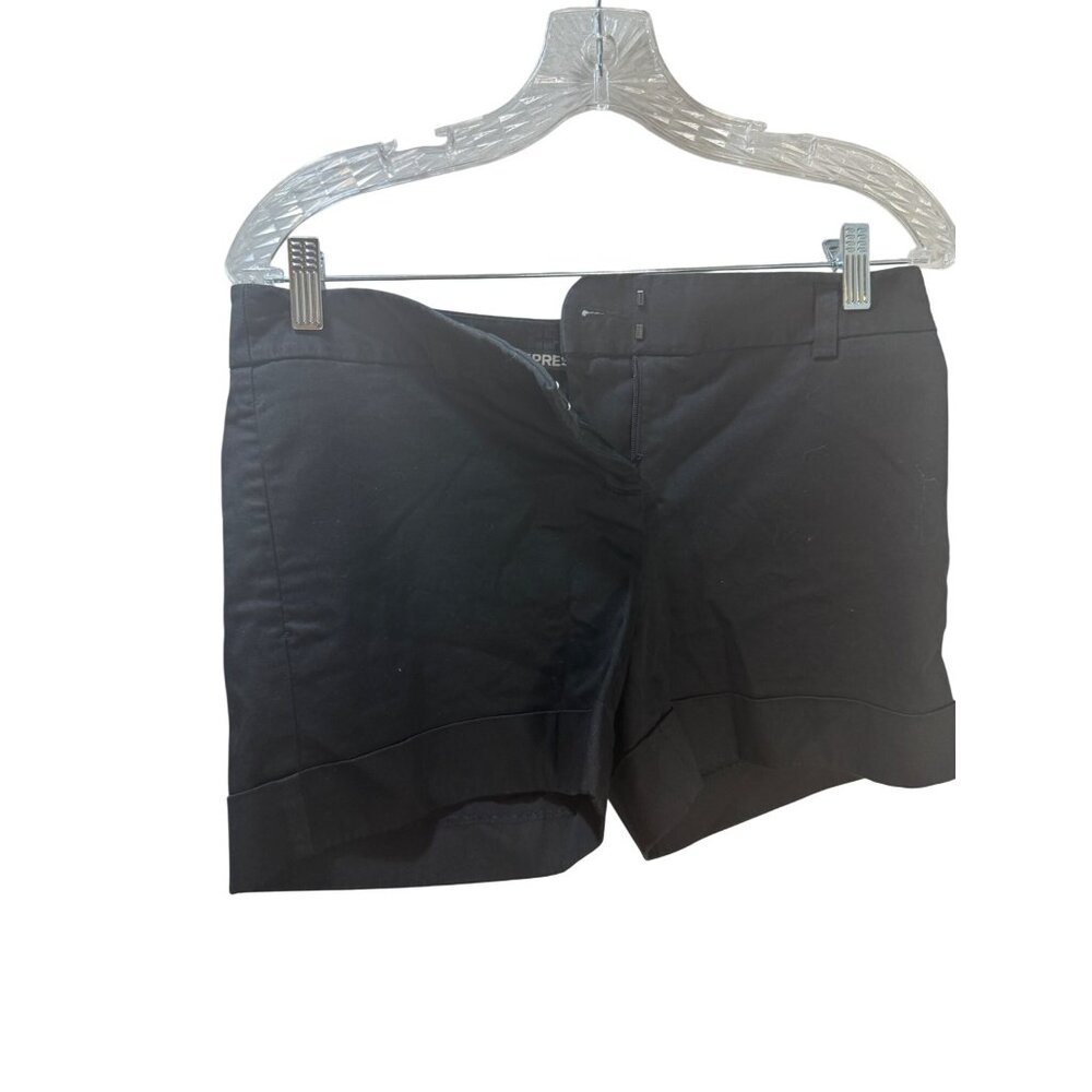 Express Womens Black Shorts Size 2‎ Cotton Blend